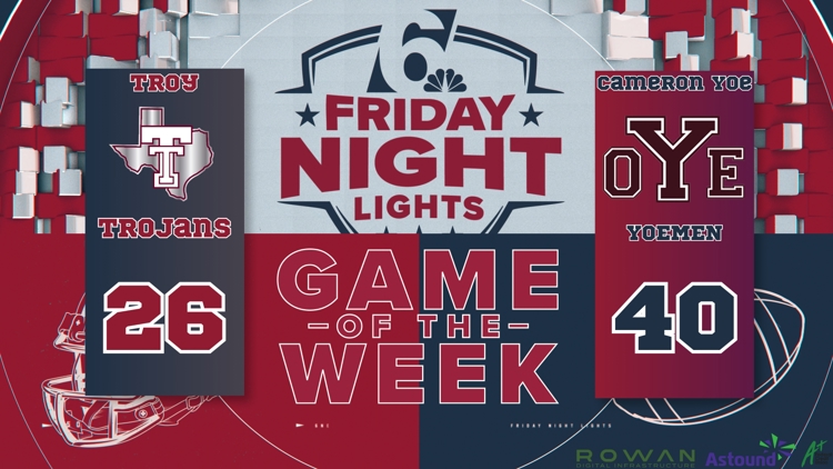 Friday Night Lights Game of the Week | Troy vs. Cameron Yoe — KCEN (Central Texas), Bonita Springs Sports news