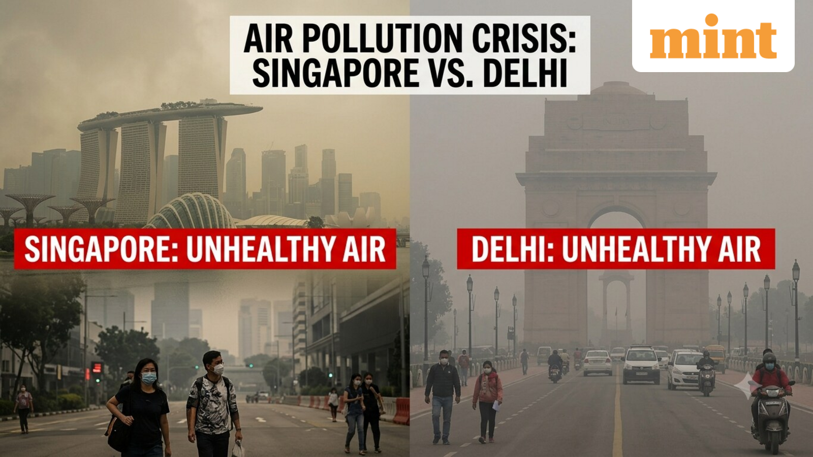 Delhi braces for GRAP curbs as AQI soars; Singapore battles wildfire haze. How do the two compare? — Mint India, Bonita Springs Technology news